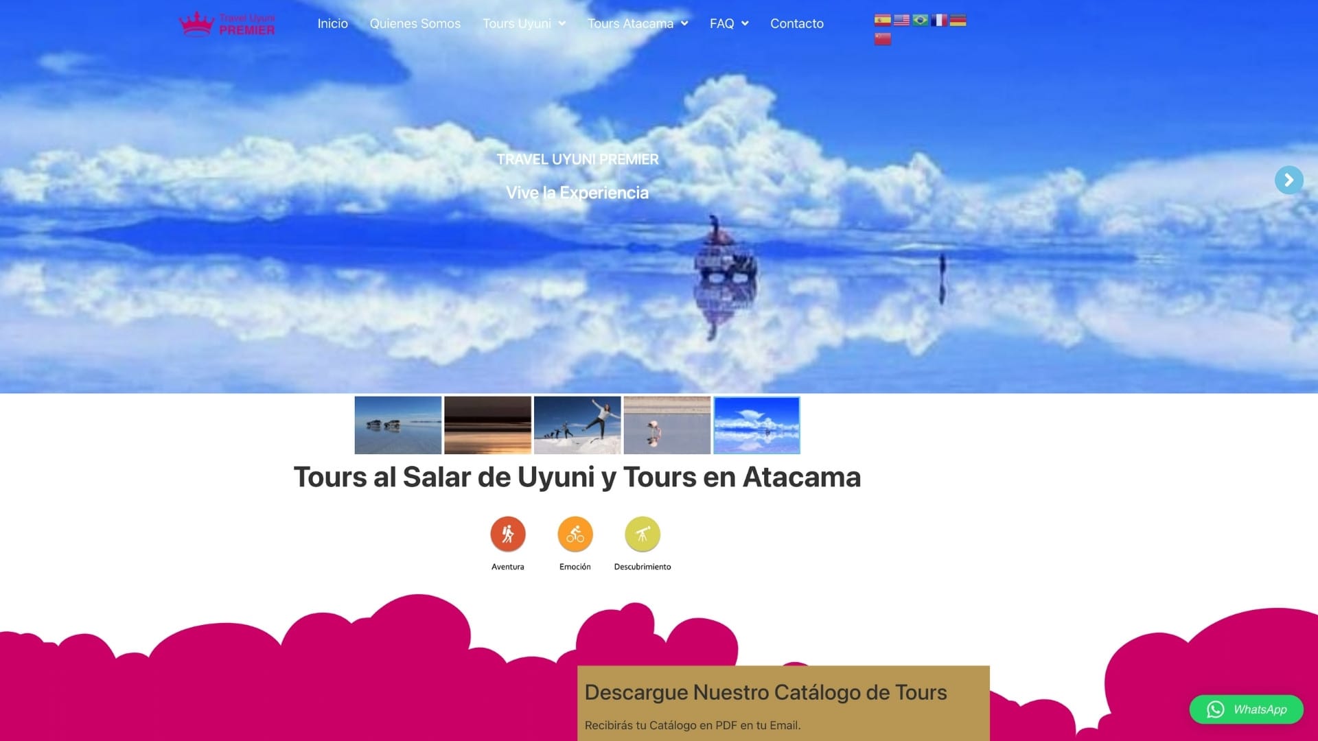 Elaboración Páginas Web 18 Uyuni Premier